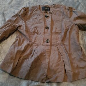 Banana Republic Brown Button-Up Women's Jacket